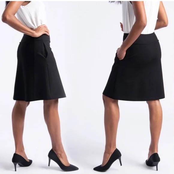 Betabrand Work-It Skort Black Built In Shorts - Picture 7 of 9